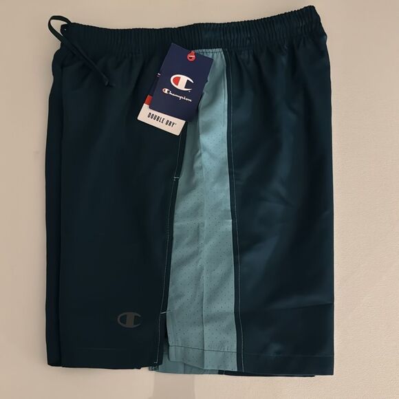 Champion Shorts Mens Small Wicking Green - Picture 1 of 2